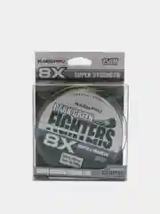 Плетеный шнур Kaida FIGHTERS 8X, темно-зеленый, 150 м