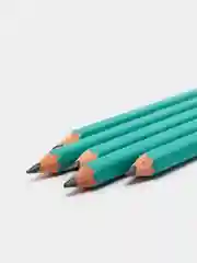 Набор чернографитных простых карандашей 5 штук HB с ластиком (стеркой) CLIPSTUDIO