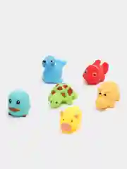 Тёмно-розовый детские резиновые игрушки для купания