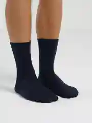 Синий мужские носки длинные