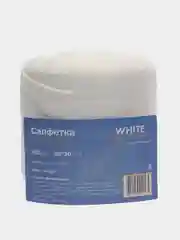 Салфетки одноразовые White line, 20*20 спанлейс 40, белый, 100 штук