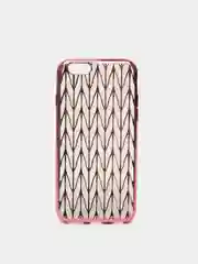 Фуксия защитный силиконовый чехол для iPhone 6, со стразами