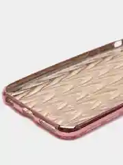 Синий защитный силиконовый чехол для iPhone 6, со стразами