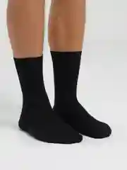 Носки мужские в рубчик длинный паголенок