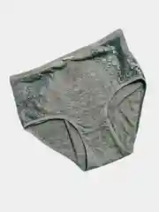 Серый меланж трусы-слипы женские, хлопок, большие размеры