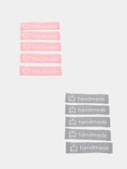 Набор нашивок "Hand Made", ручная работа, 5 штук в упаковке