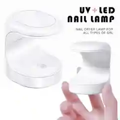 Белый мини UV/LED лампа для маникюра и педикюра