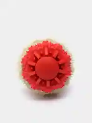 Красный жевательная игрушка-зубочистка, вращающийся мяч для собак и кошек
