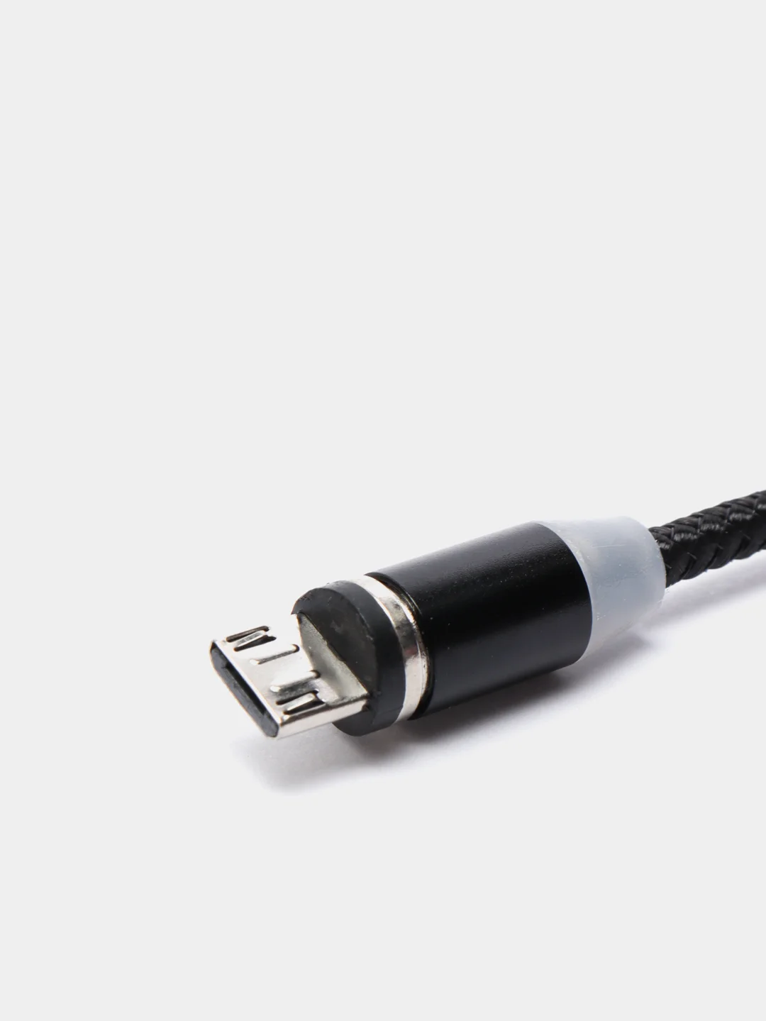 Черный usb кабель 2-х метровый магнитный  X-cable 2.1 А+магнитный коннектор(micro, type c, ios)