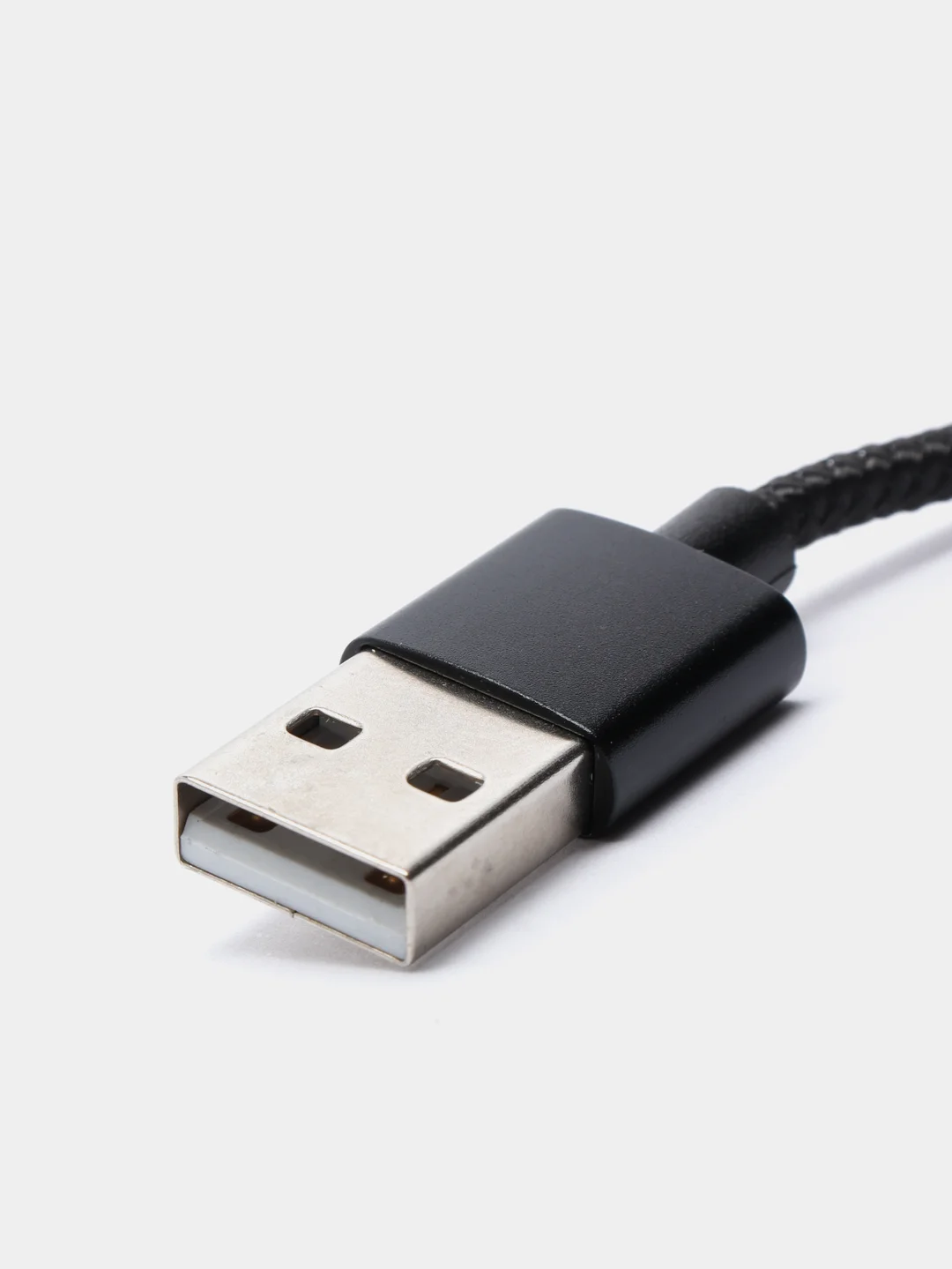 Черный usb кабель 2-х метровый магнитный  X-cable 2.1 А+магнитный коннектор(micro, type c, ios)