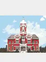 Картина по номерам на холсте с подрамником 50x40 см "Часовая башня"