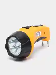 Фонарь аккумуляторный, LED, 4 яркости, вилка 220 В, пластик, 13 x 5,3 см