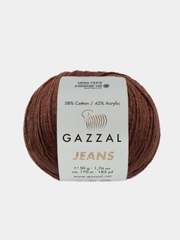Пряжа Gazzal Jeans 58% Хлопок 42% Акрил 50г 170м  Газал Джинс