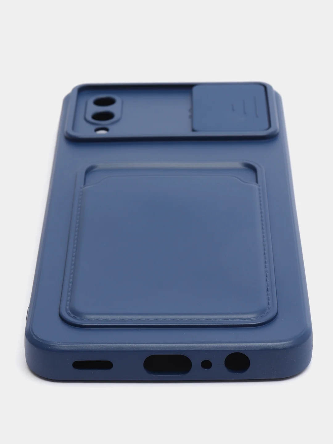Темно-синий чехол-накладка c визитницей, для Samsung A22, A02S, A02, iPhone 13 Pro, 13 Pro Max