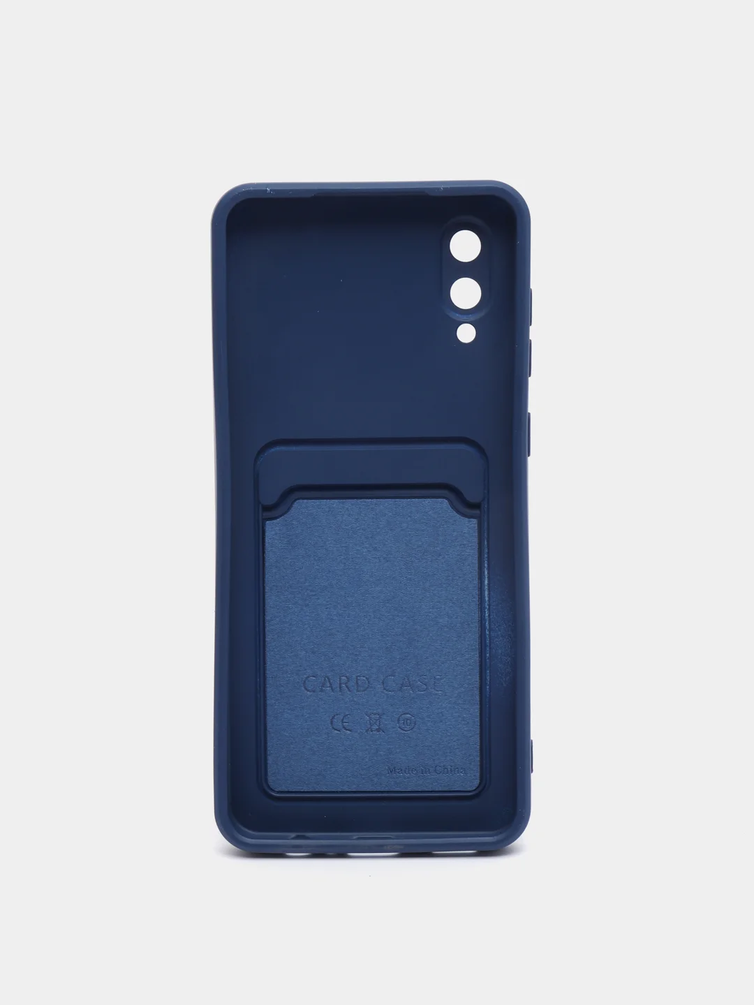 Темно-синий чехол-накладка c визитницей, для Samsung A22, A02S, A02, iPhone 13 Pro, 13 Pro Max