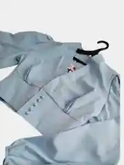 Голубой рубашка женская