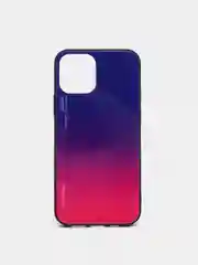Фиолетовый чехол градиентный из закалённого стекла на iPhone 12 Pro Max,12/12Pro,11,11 Pro,XR, 12mini