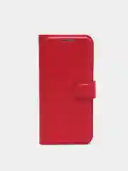 Красный чехол-книжка для Samsung A41 с магнитной застежкой