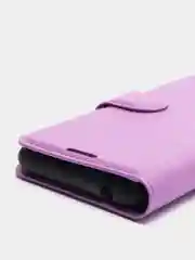 Лавандовый чехол-книжка для Samsung A01, с магнитной застежкой