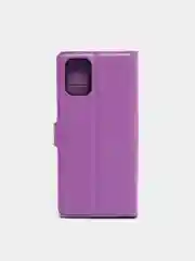 Лавандовый чехол-книжка для Samsung A71 5G с магнитной застежкой
