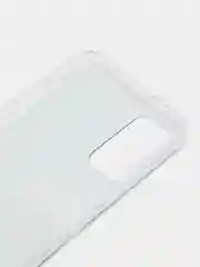 Белый чехол для Samsung A02, A02S, S21 силиконовый защитный кнопки нажимаются и защищены