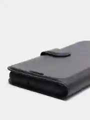 Черный чехол-книжка для Samsung A41 с магнитной застежкой