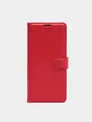 Красный чехол-книжка для Samsung A71 5G с магнитной застежкой