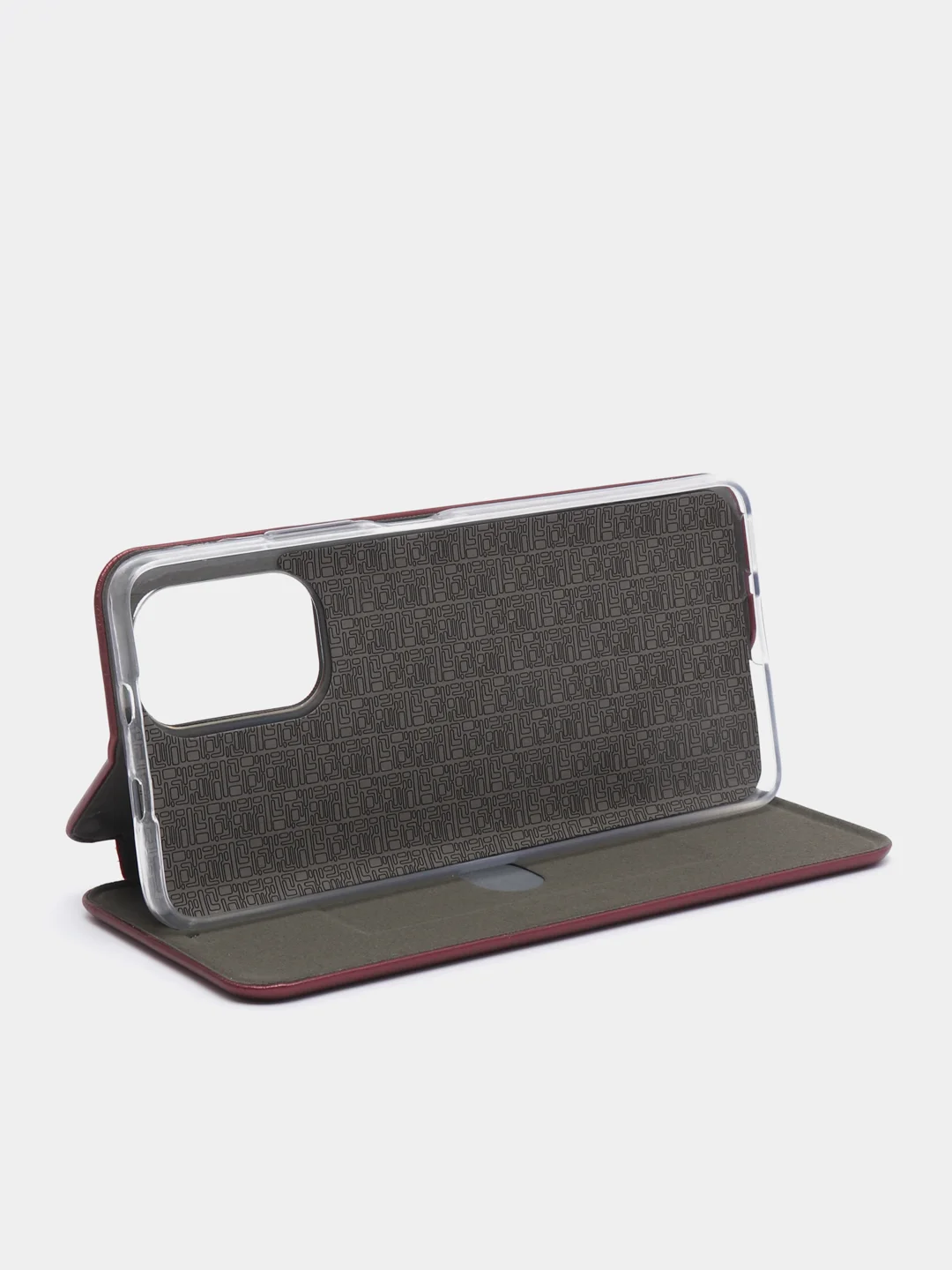 Багровый чехол книжка Xiaomi POCO F3, POCO M3, POCO X3 NFC, POCO X3 PRO с функцией подставки