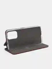 Багровый чехол книжка Xiaomi POCO F3, POCO M3, POCO X3 NFC, POCO X3 PRO с функцией подставки