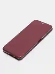 Багровый чехол книжка Xiaomi POCO F3, POCO M3, POCO X3 NFC, POCO X3 PRO с функцией подставки