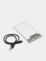 Корпус внешнего жесткого диска USB 2.0 для HDD SSD 2,5