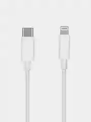 Белый кабель для зарядки BQ CL01 / CL02, Type-C-Lightning / USB-Lightning, 2.0 A, 1.2 м