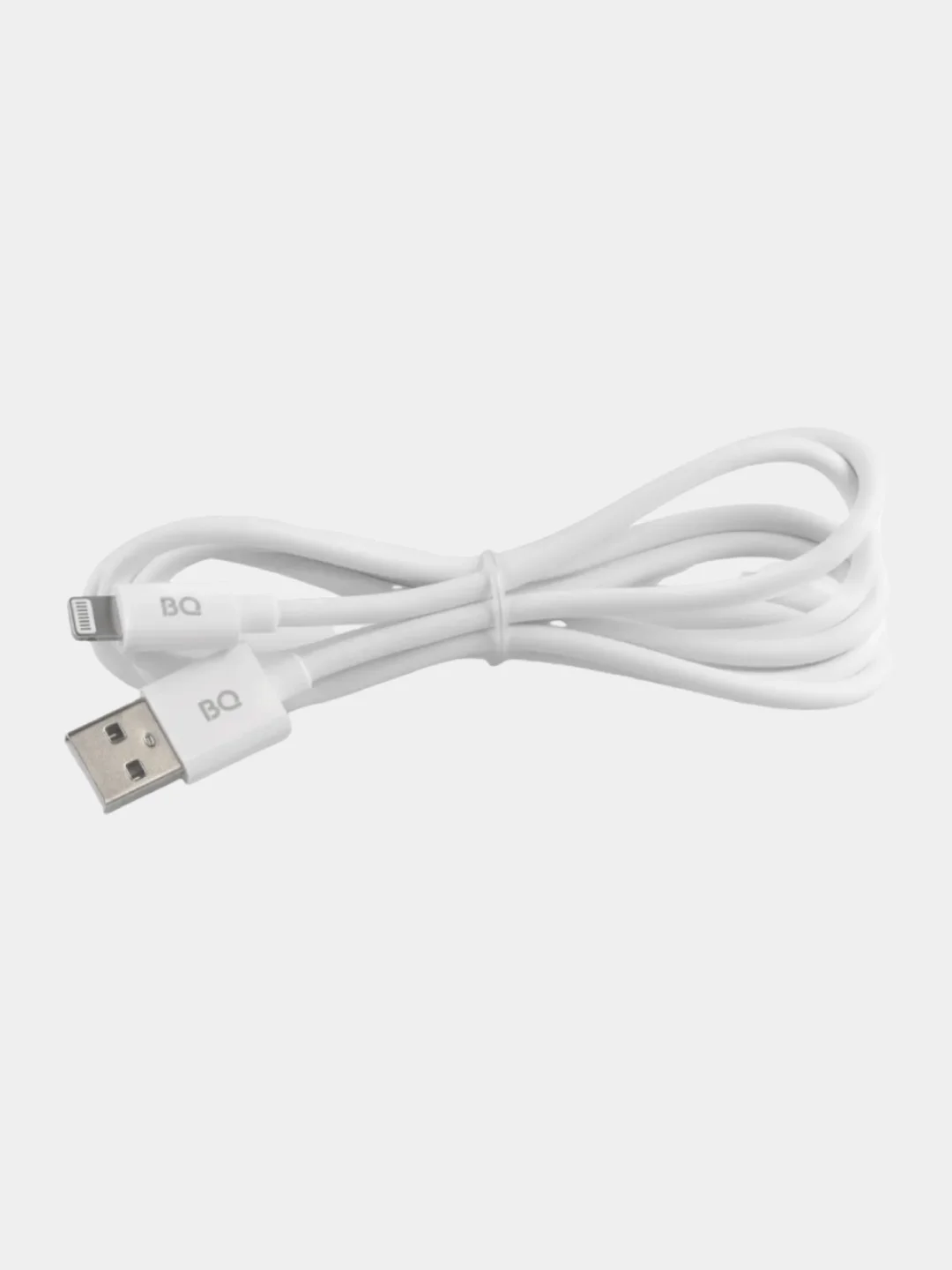 Белый кабель для зарядки BQ CL01 / CL02, Type-C-Lightning / USB-Lightning, 2.0 A, 1.2 м