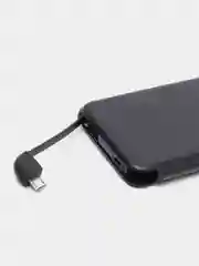 Черный powerbank внешний аккумулятор 10000 mAh