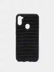 Черный чехол Samsung Galaxy A11 / M11, Самсунг Галакси А11 / М11 черный силиконовый под кожу