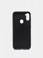 Угольный чехол Samsung Galaxy A11 / M11, Самсунг Галакси А11 / М11 черный силиконовый под кожу