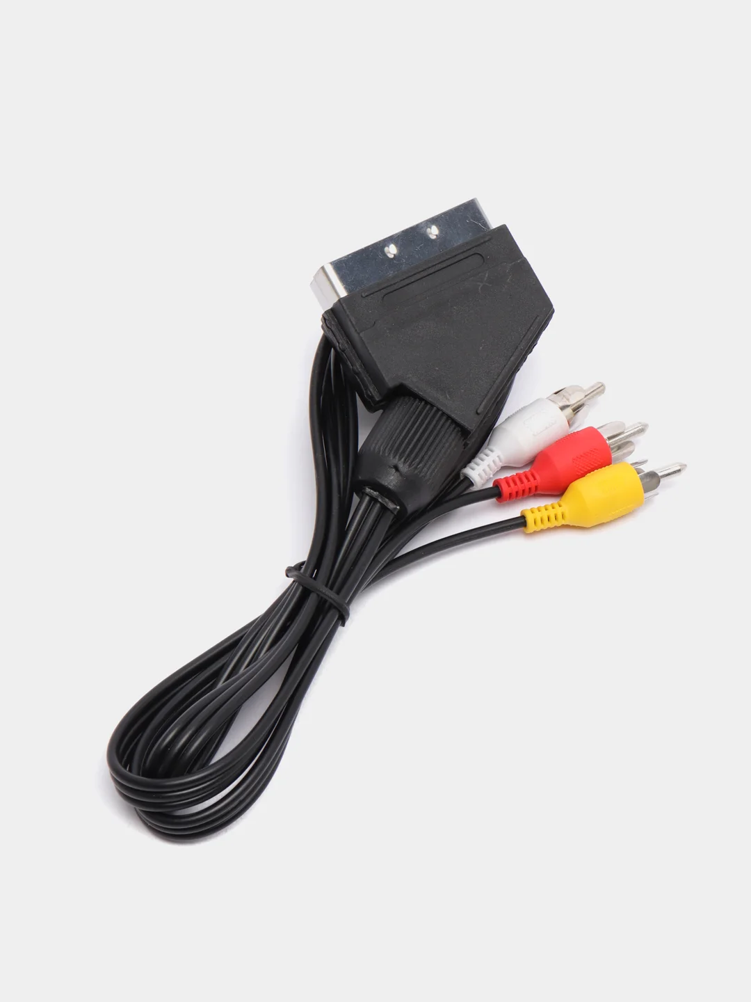 Алый аудио видео кабель SCART - 4RCA / 2RCA