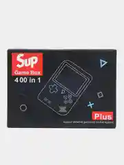 Белый приставка игровая портативная с джойстиком Game Box 400 в 1