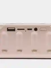 Золотой колонка беспроводная KOLEER S813, портативная колонка, блютус колонка, bluetooth колонка