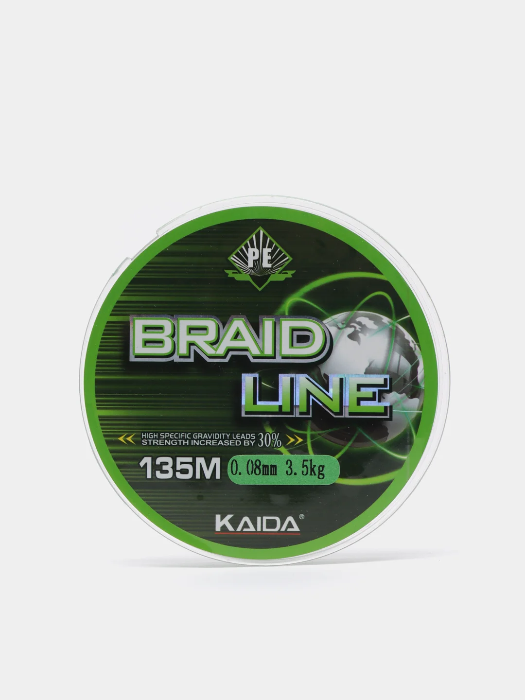 Плетеный шнур для рыбалки 135м., плетенка, леска Кайда Braid line PE 100% Line