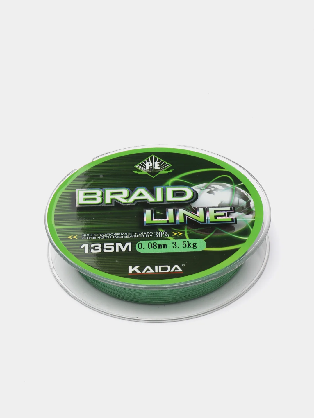 Плетеный шнур для рыбалки 135м., плетенка, леска Кайда Braid line PE 100% Line