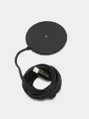Черный беспроводное магнитное зарядное устройство Olmio MagCharge, 15W
