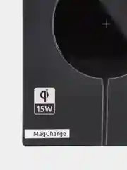Черный беспроводное магнитное зарядное устройство Olmio MagCharge, 15W