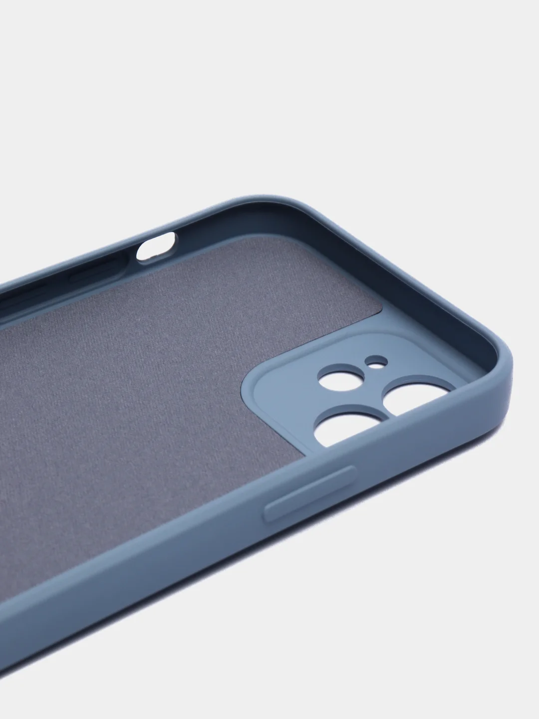 Голубой силиконовый чехол для iPhone 11, XR, 12, 7, 8, 7+, 8+, X, Xs, Pro, Max, mini