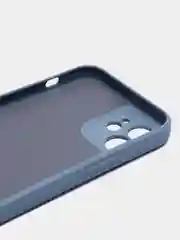 Голубой силиконовый чехол для iPhone 11, XR, 12, 7, 8, 7+, 8+, X, Xs,  Pro, Max, mini