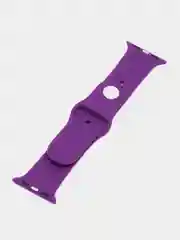 Фиолетовый силиконовый ремешок для Apple Watch 3, 4, 5, 6, 7, SE на 38/42/40/44