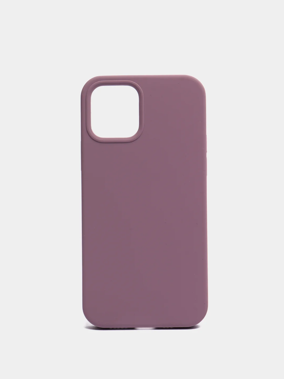 Пурпурный чехол на iPhone X, XS, XR, 7, 8, se, 12, 12 Pro, Mini, Max silicone case, закрытый низ, бархат внутри