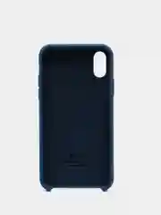 Индиго чехол силиконовый для iPhone X/XS (Айфон)
