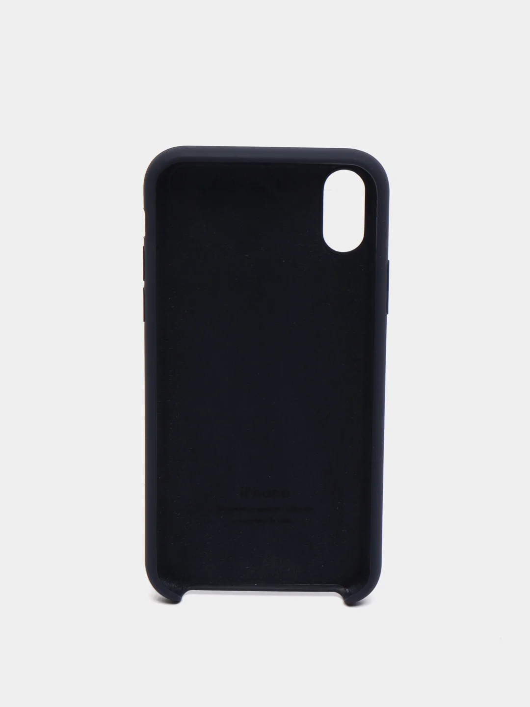 Синий меланж чехол силиконовый для iPhone X/XS (Айфон)