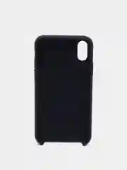 Синий меланж чехол силиконовый для iPhone X/XS (Айфон)